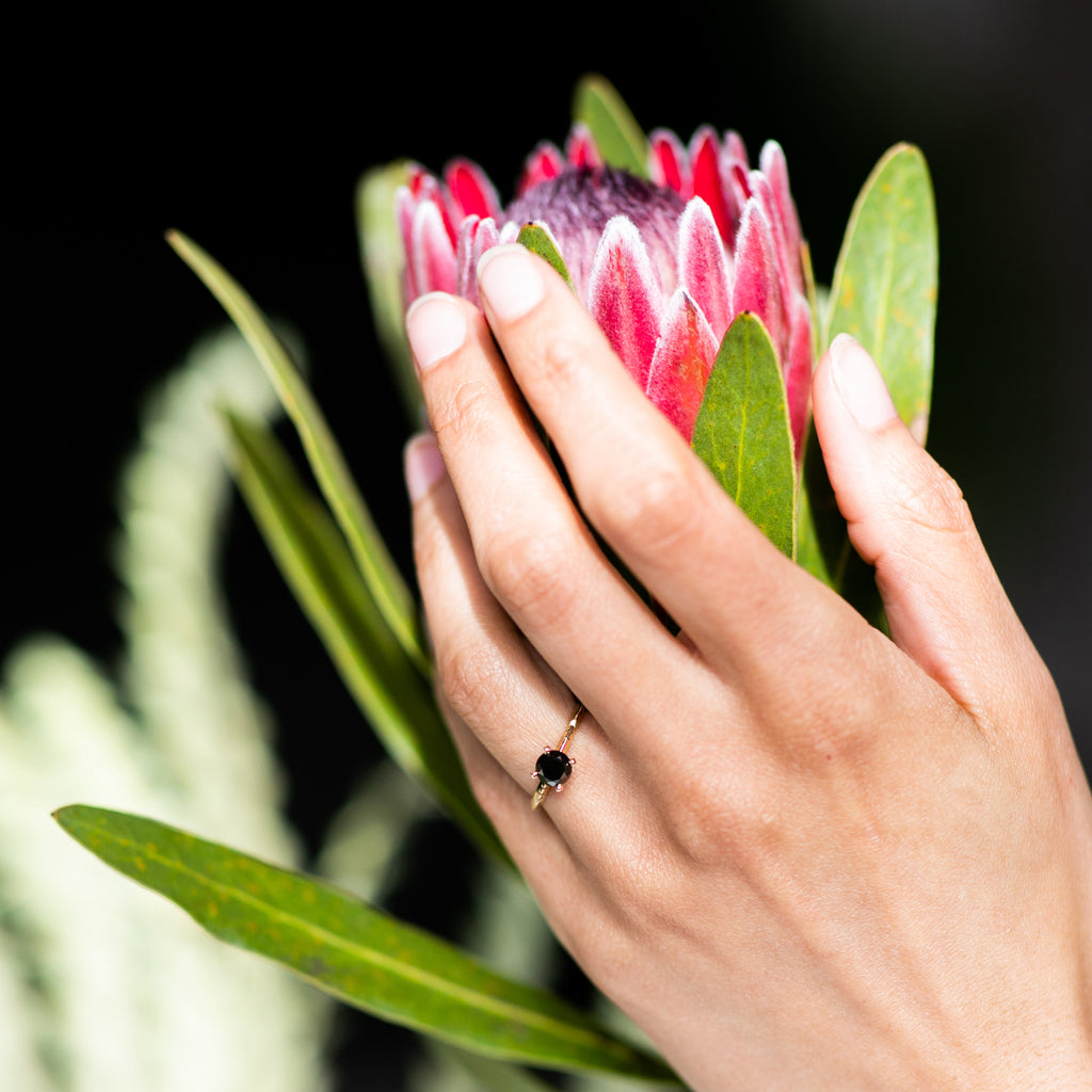 Elegance in Darkness: Black Diamond Engagement Rings