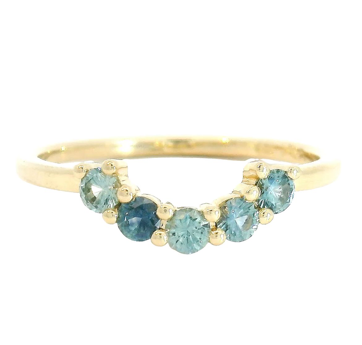 Arco De Vella Montana Sapphire Ring - Blue