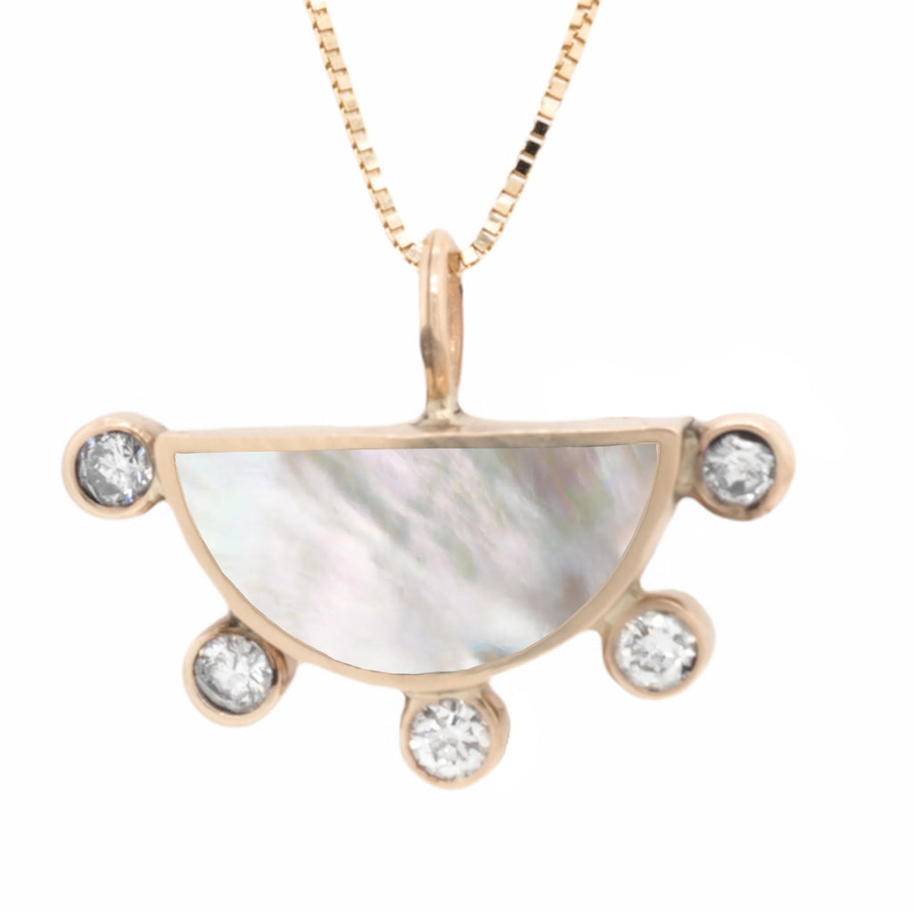 Mother of Pearl Freya Necklace – Young in the Mountains