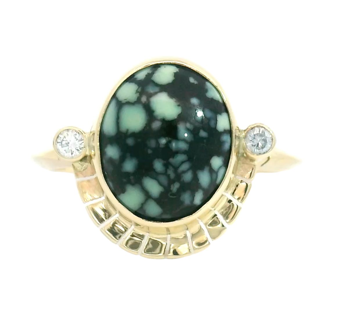 New Lander Turquoise Cabochon Reina Ring No. 2