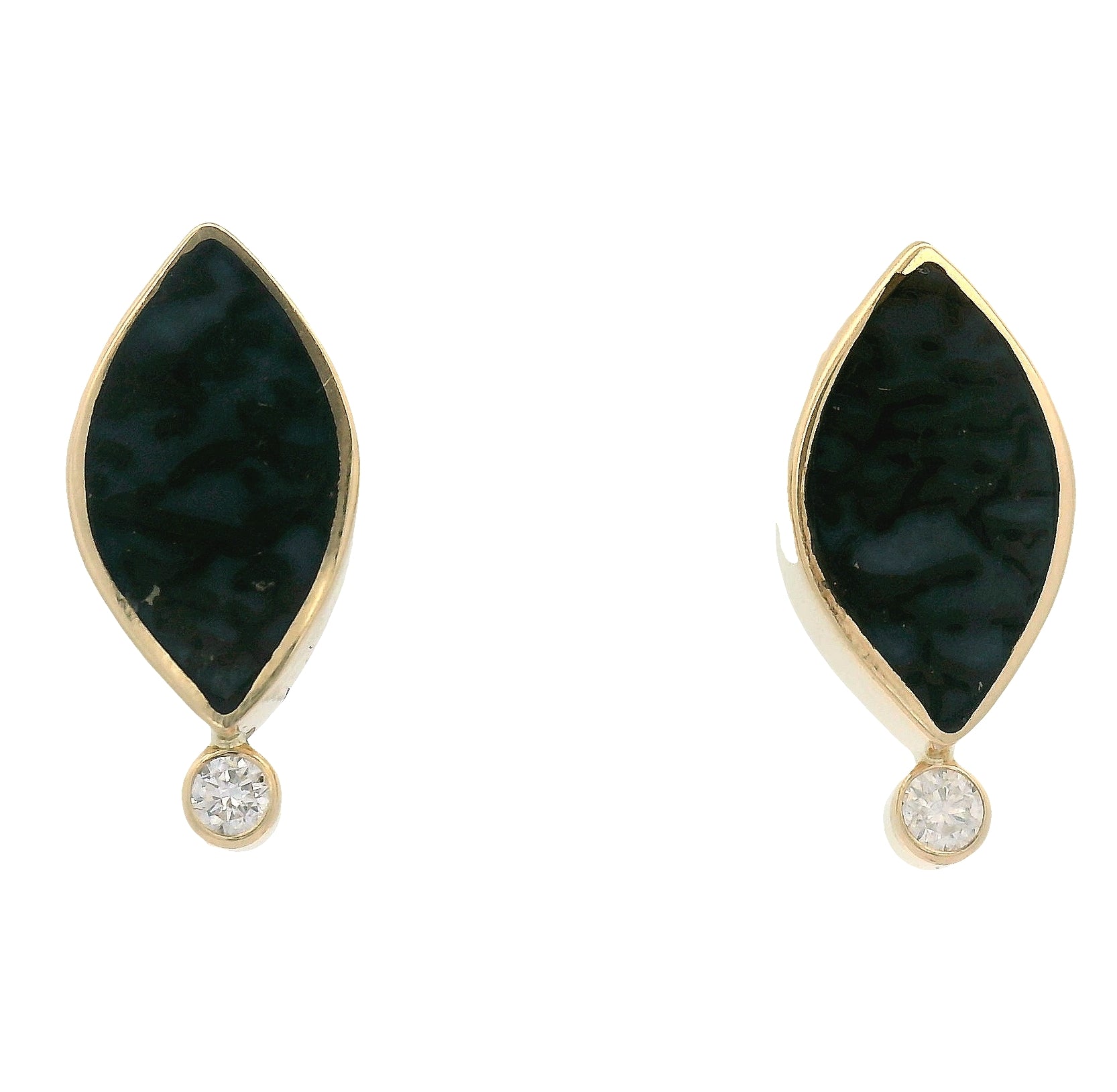 Geo Marquise Stud Earrings