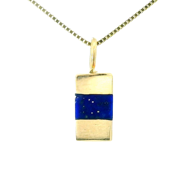 Colorado Lapis Lazuli Keel Necklace