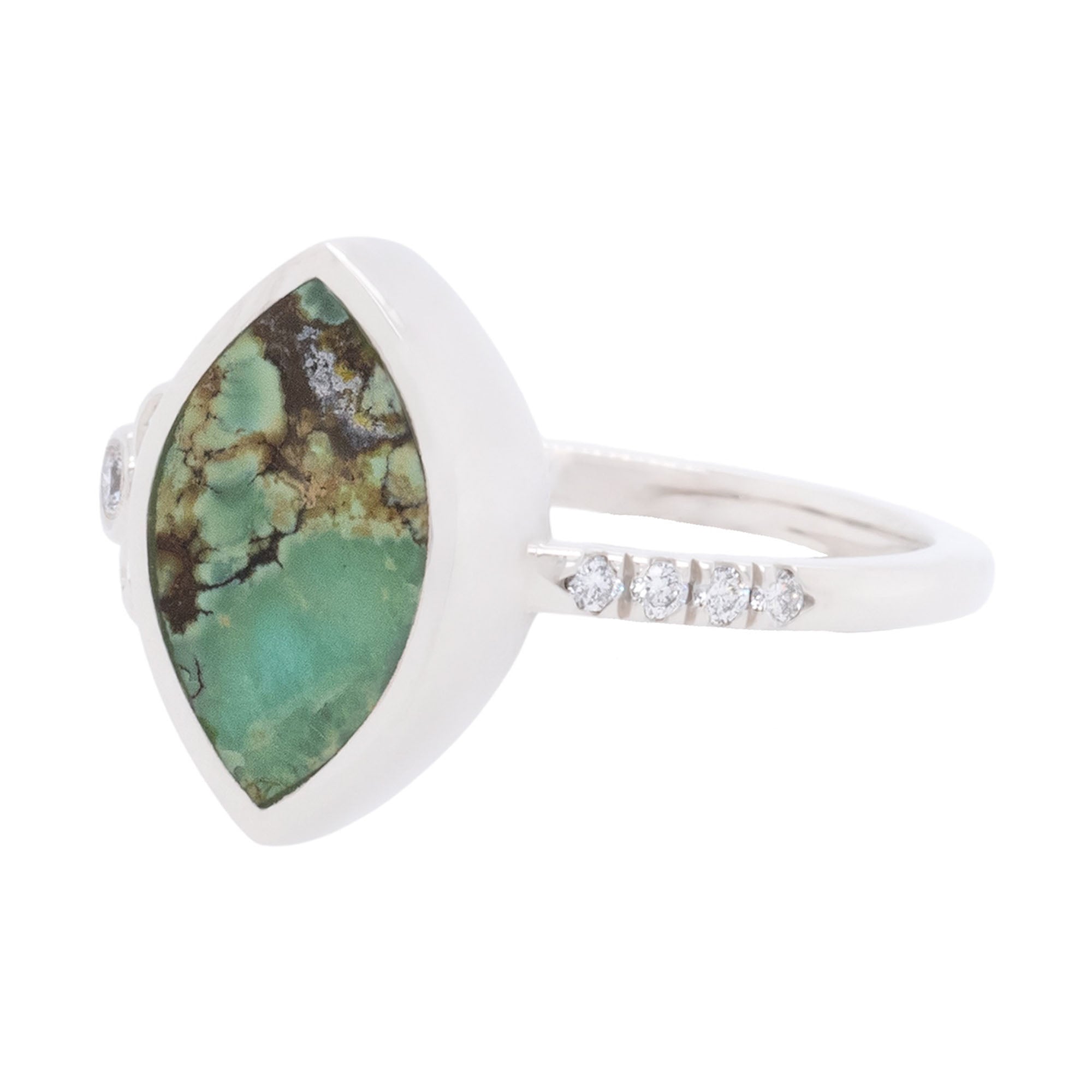 Hecate Peacock Turquoise Ring