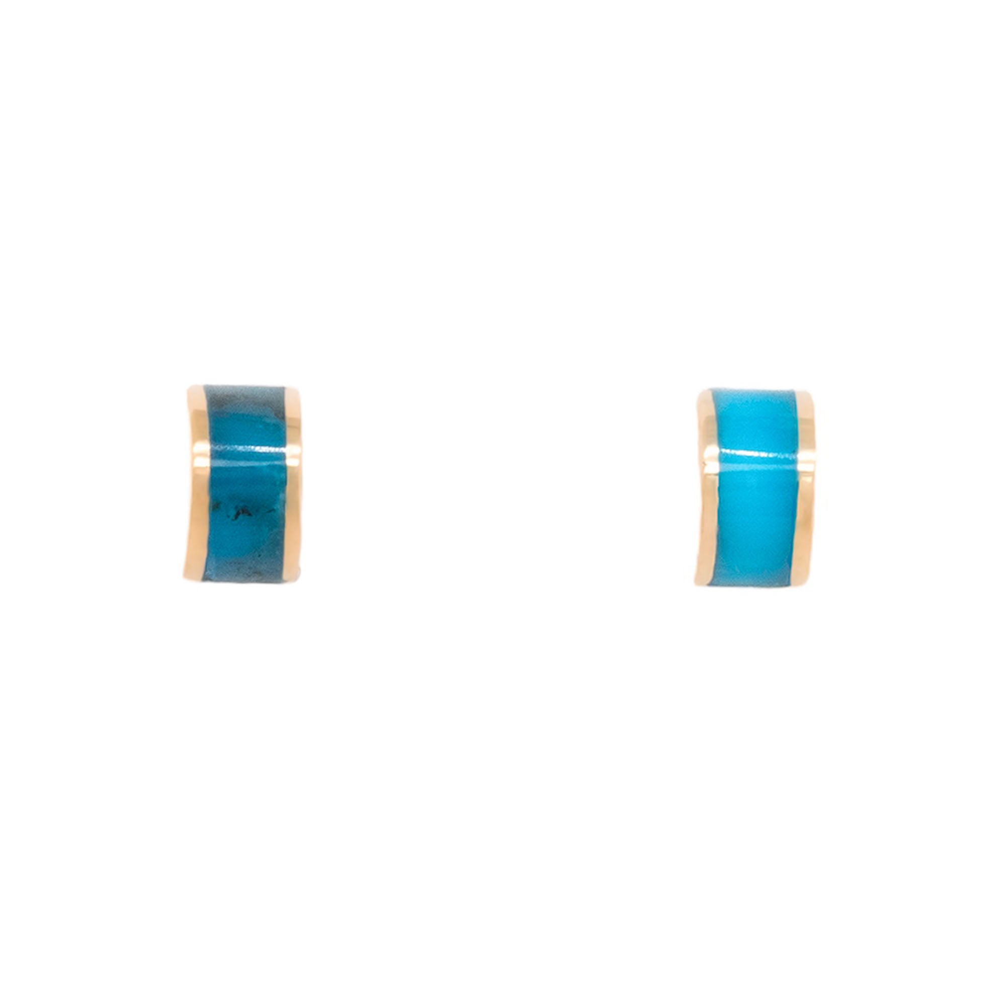Luna Kingman Turquoise Stud Earrings