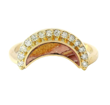 Pavé Crescent Ring Crown - Small