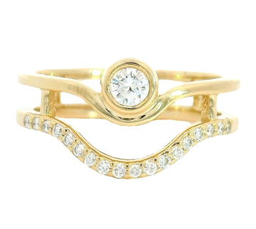 The Moon Canyon Diamond Ring