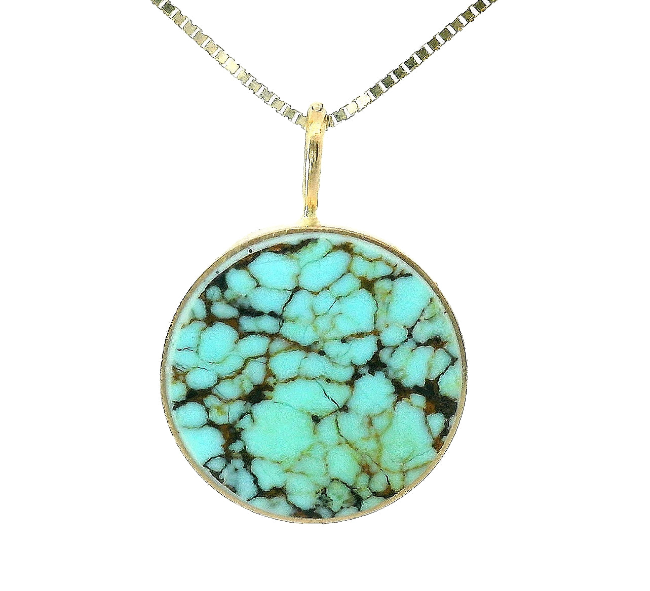 The Circ Necklace - No. 8 Turquoise