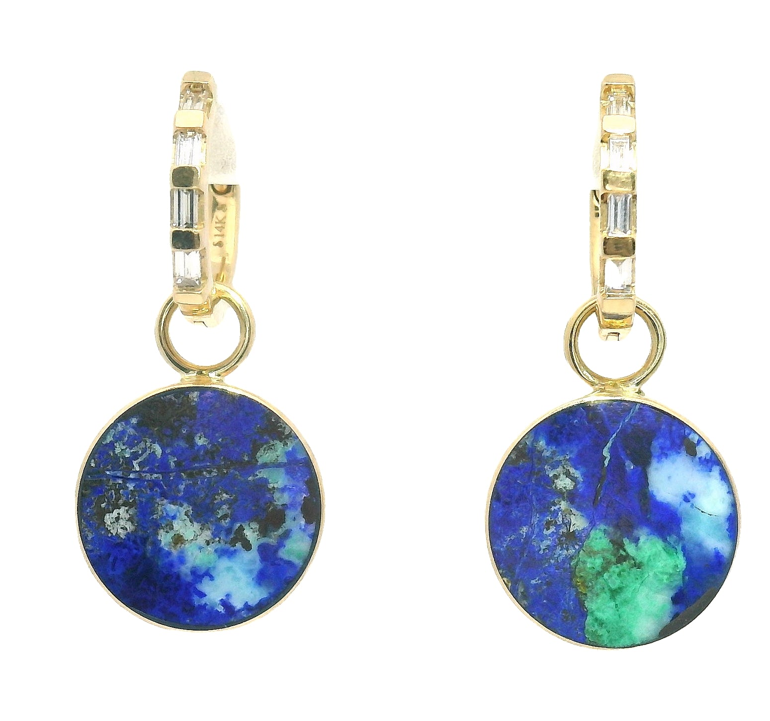 The Circ Earrings - Azurite