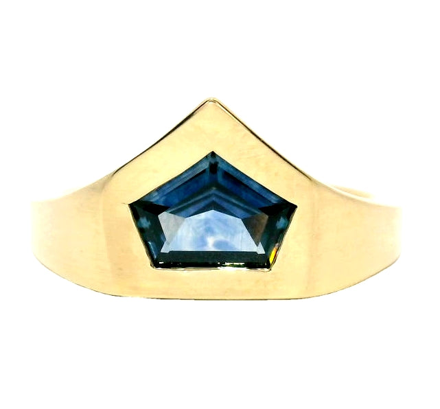 The Casa - Signet Style Montana Sapphire Ring