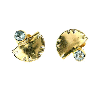 Colorado Aquamarine Aquilla Stud Earrings