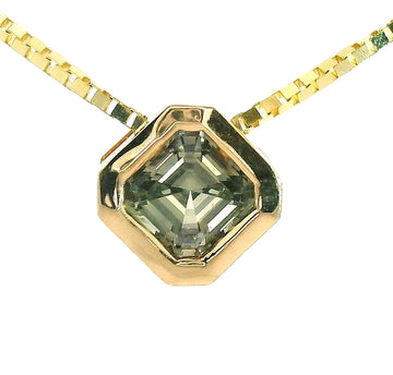 Asscher Montana Sapphire Pendant No. 1
