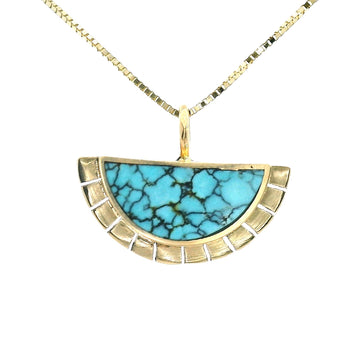 New Moon Turquoise Selene Necklace