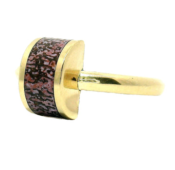 The Luna Ring - Pink Dinosaur Bone