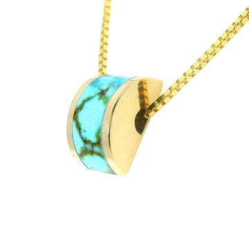 The Luna Necklace - Polychrome Turquoise