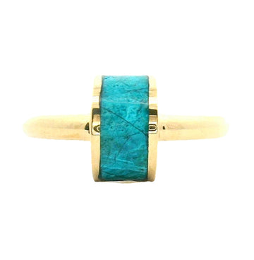 The Luna Ring - Chrysocolla