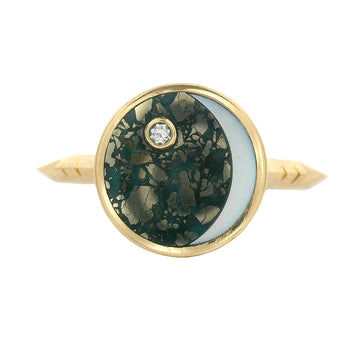 Moon Phase Ring - Waxing Crescent