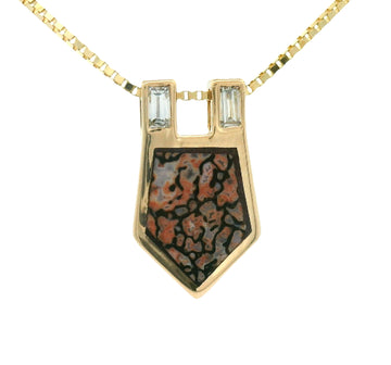 The Taurus Necklace - Dinosaur Bone
