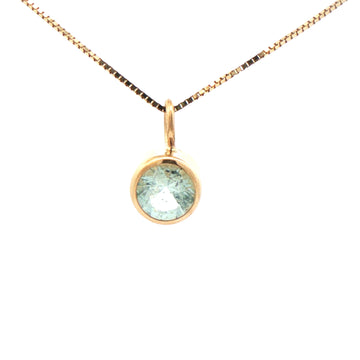 Colorado Blue Topaz Pendant