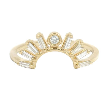 Rising Sol Baguette Diamond Crown