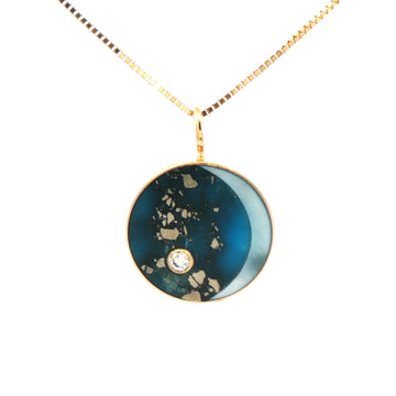 Moon Phase Pendant - Waxing Crescent No. 3