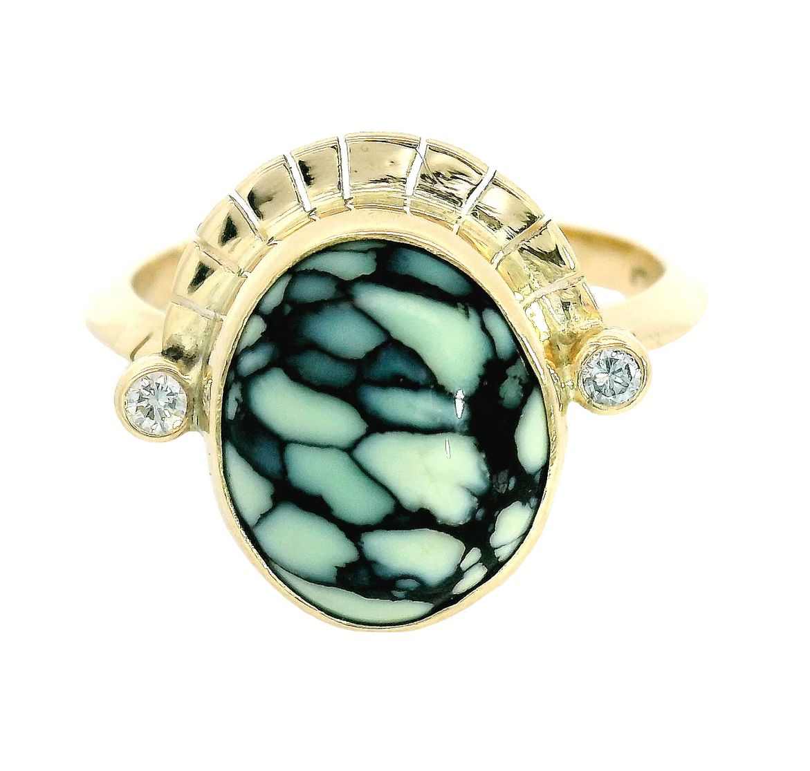 New Lander Turquoise Cabochon Reina Ring No. 1