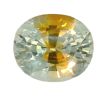1.00 ct. Oval Montana Sapphire - Golden Steel