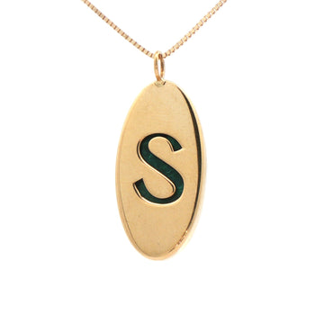 Letter "S" Initial Pendant