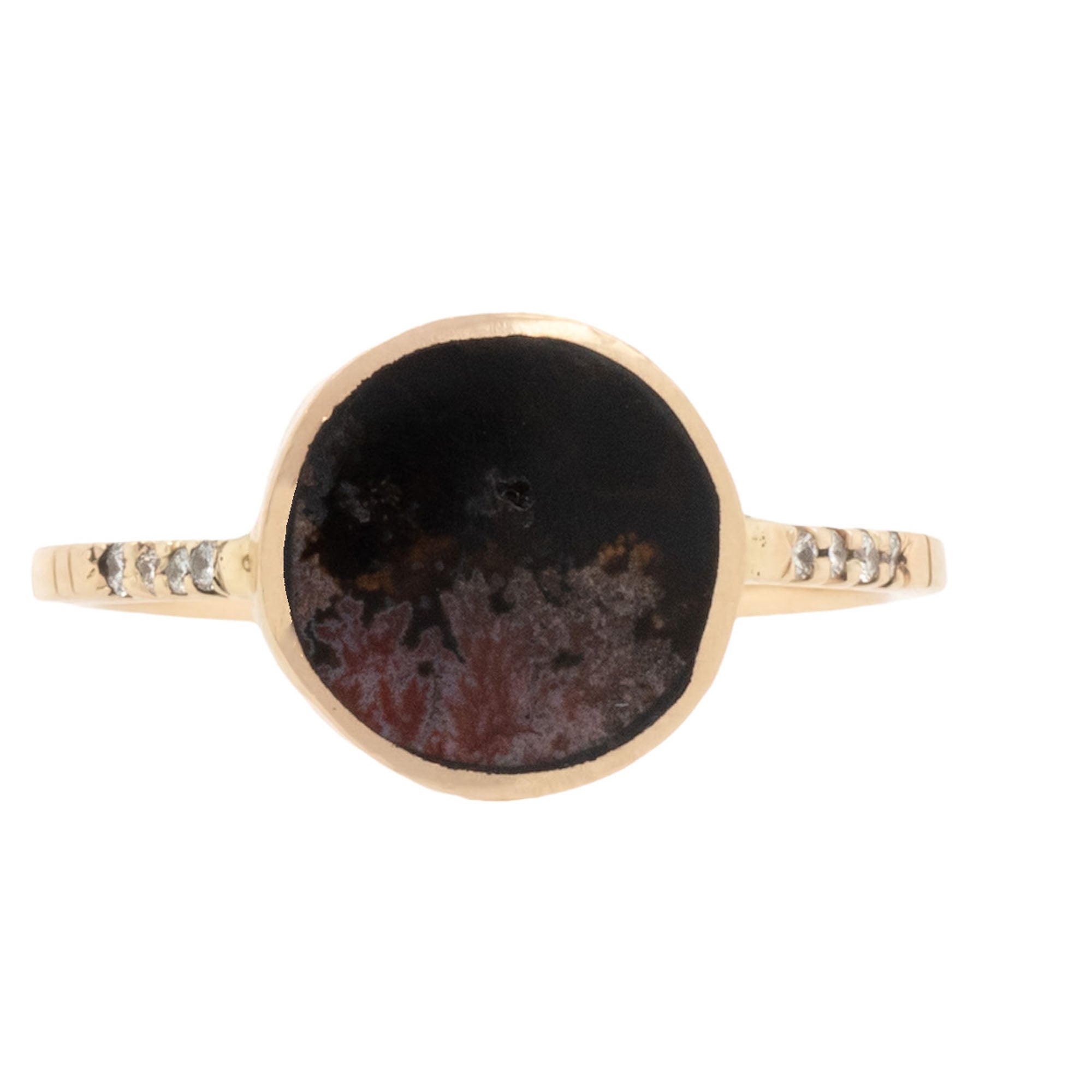 Seconds Bouquet Agate Moon and Stars Ring