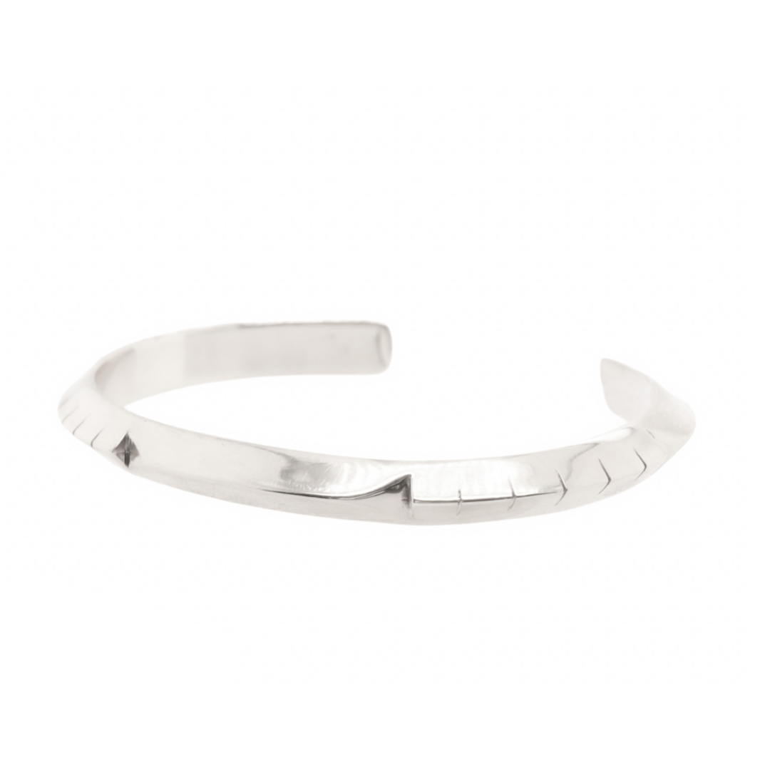 Small Silver Helena Cuff Bracelet