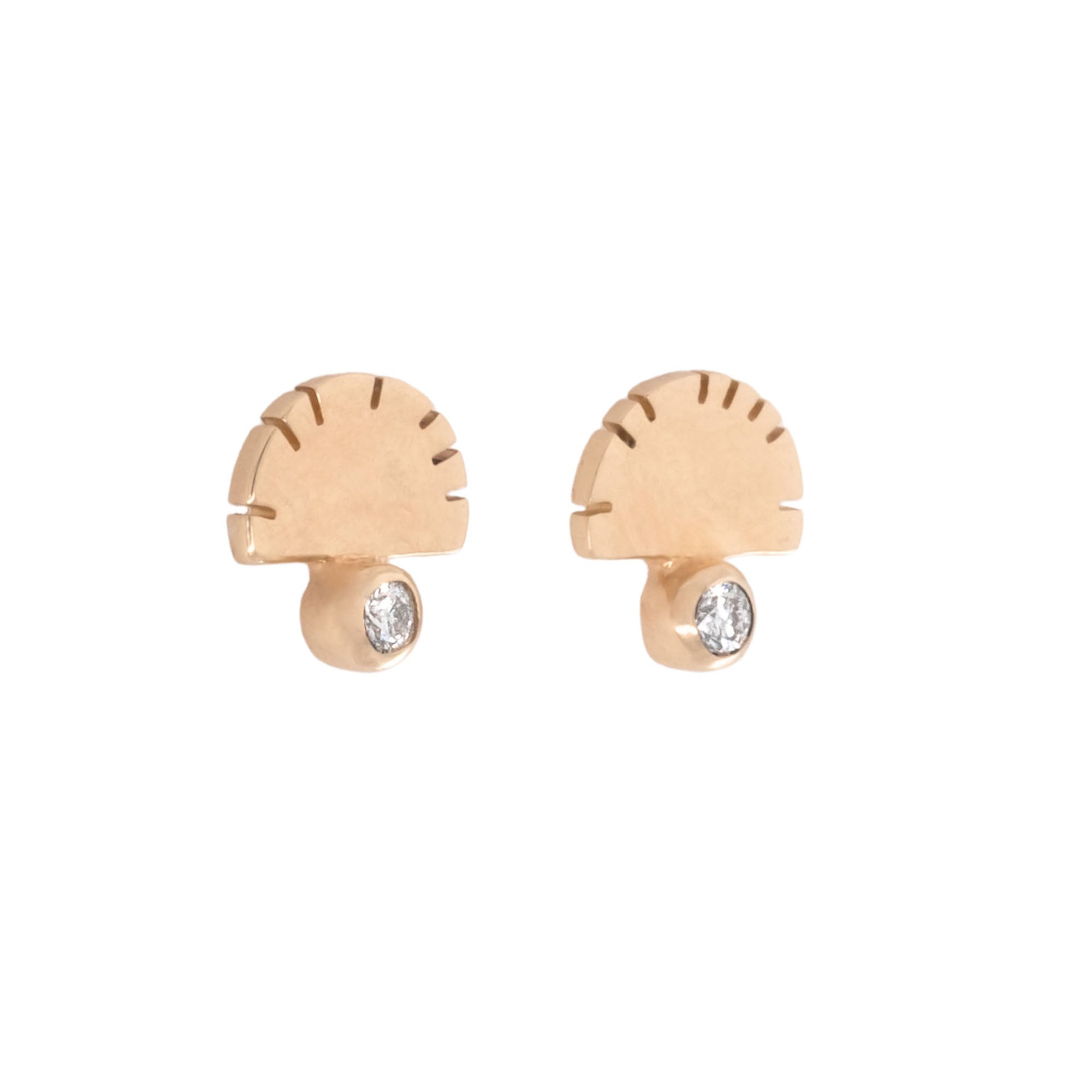 White Diamond Aquilla Earrings .03 ct.