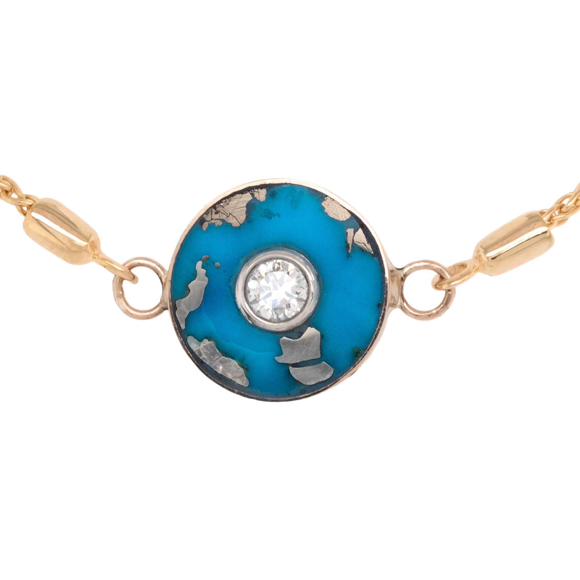 Morenci Turquoise Cerclen Bolo Bracelet